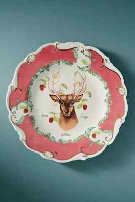 新品　Lou Rota アンソロポロジー　Anthropologie プレート Anthropologie Lou Rota NATURE TABLE PLATES LEMURS 8.5