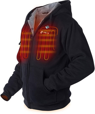 Unisex Heated Hoodie with Battery Pack 