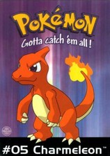 Pokemon Prima Generazione  - Cartoline Vintage Charmander e Charmillion