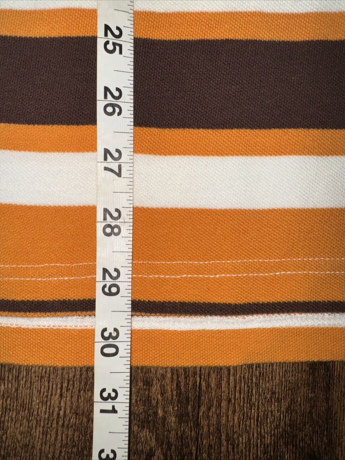 AKDMKS Striped Long Sleeve Rugby Polo Shirt 100% … - image 6