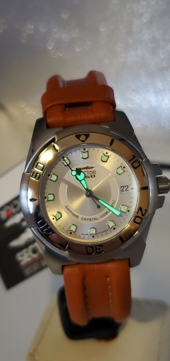 Sector 250 Date Sapphire Crystal Men's Watch 100m Water