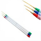 3Pcs Set Nail Art Liner Brush Ultra-thin Line Drawing Pen Manicure Tool Tips UK