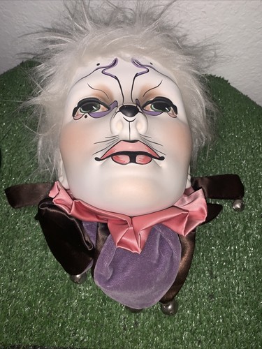 Cats Broadway Musical Vintage Ceramic Jester Mime Bust Signed Dylan Nelson - 第 1/16 張圖片