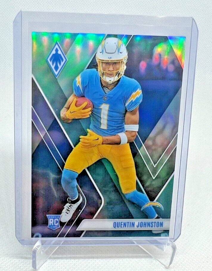 2023 Panini Phoenix QUENTIN JOHNSTON RC Teal Prizm 116/150 #107 Chargers