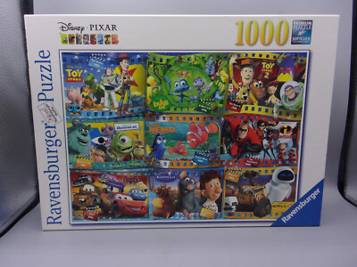Ravensburger Disney Pixar Movie Montage 1000 Pcs Puzzle Cars Nemo Wall-E