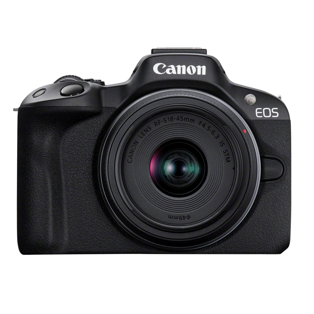 Canon EOS R50 Systemkamera + RF-S 18-45 is STM Objektiv Spiegellose Kamera