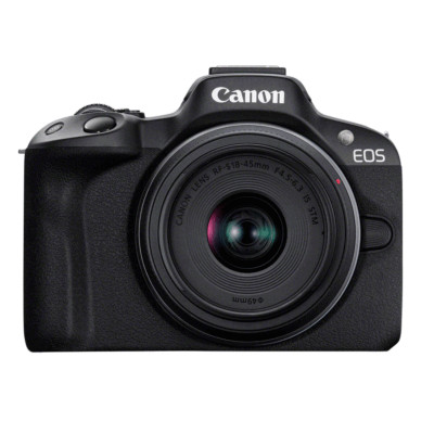 Canon EOS R50 Systemkamera + RF-S 18-45 is STM Objektiv Spiegellose Kamera