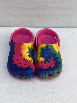 Crocs Classic Tie-Dye Graphic Clog Men's Size Women's Size