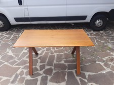 Bel Tavolo o scrivania vintage in rovere originale anni '70