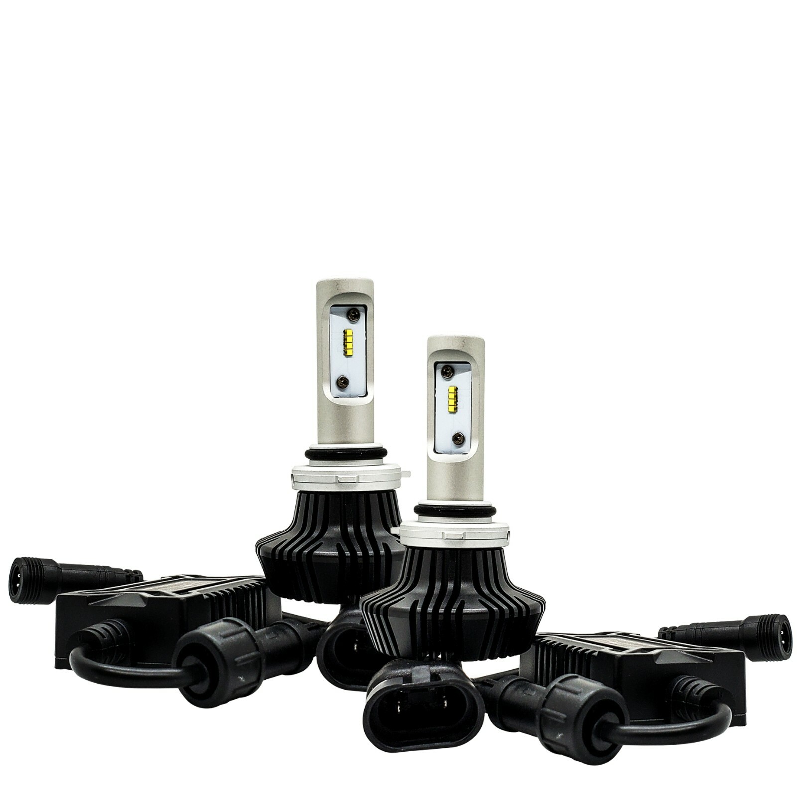 FANLESS BRIGHTEST 9006 LED Headlight Fog Light Bulb Kit Xenon White 50w