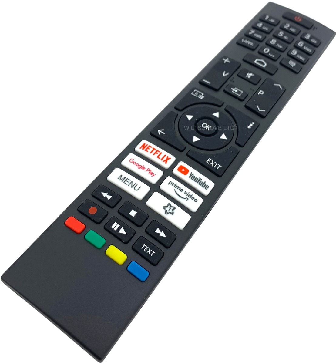 RC49141 Telecomando sostitutivo Adatta per Hitachi Digital TV 40HK6W64 43HK6W64 49HK6W64 55HK6W64 50HK15W64I