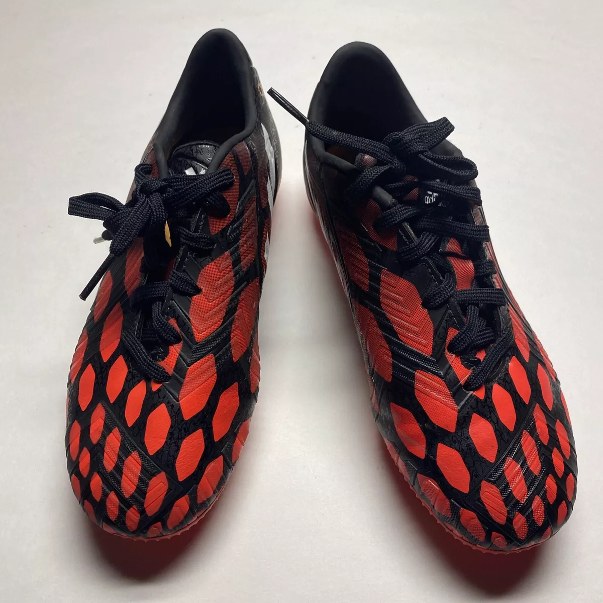 Adidas Predito Mens Size 4 Indoor Soccer Shoes Red Black | eBay