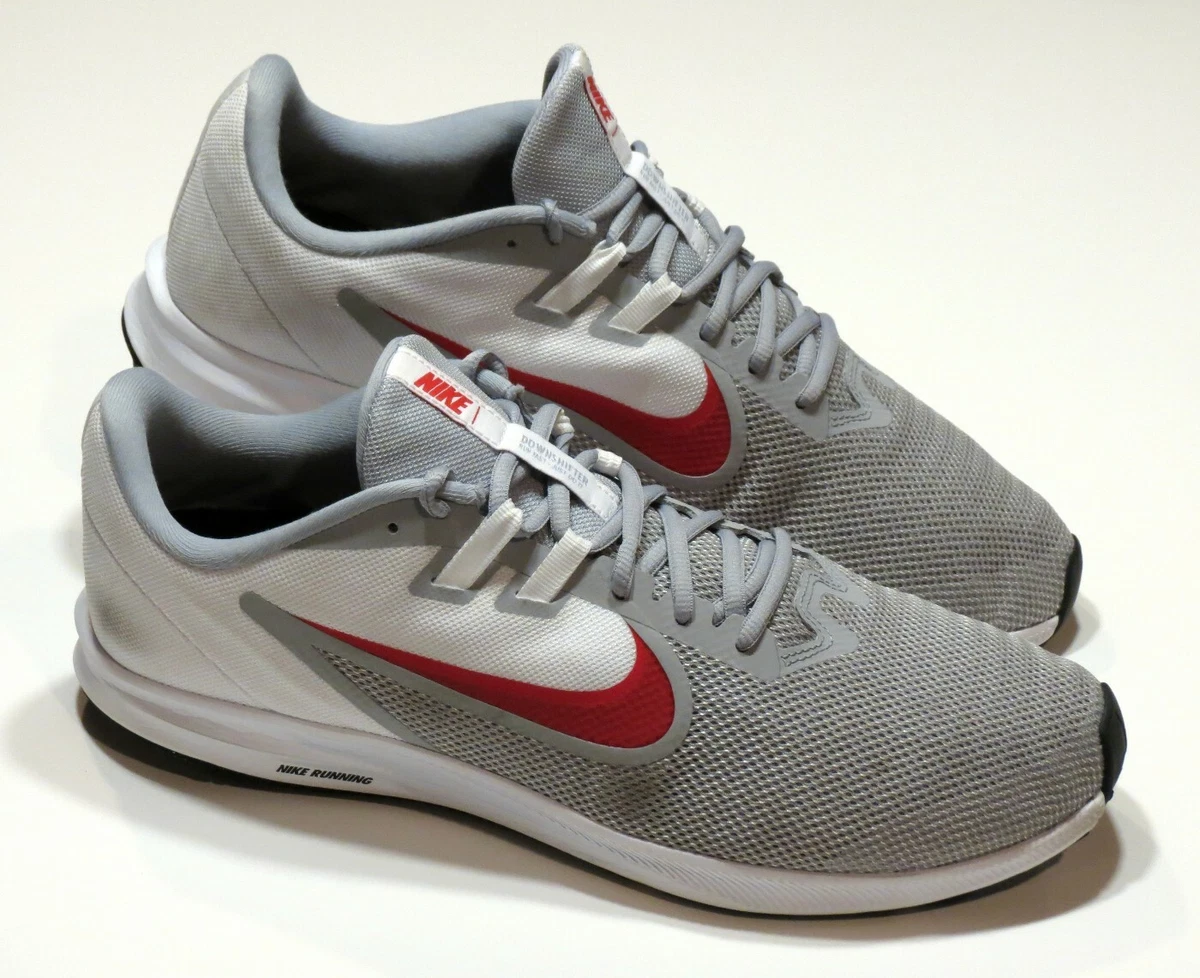 Nike Downshifter 9 4E Wide Wolf Grey University Red for Sale  display picture 3