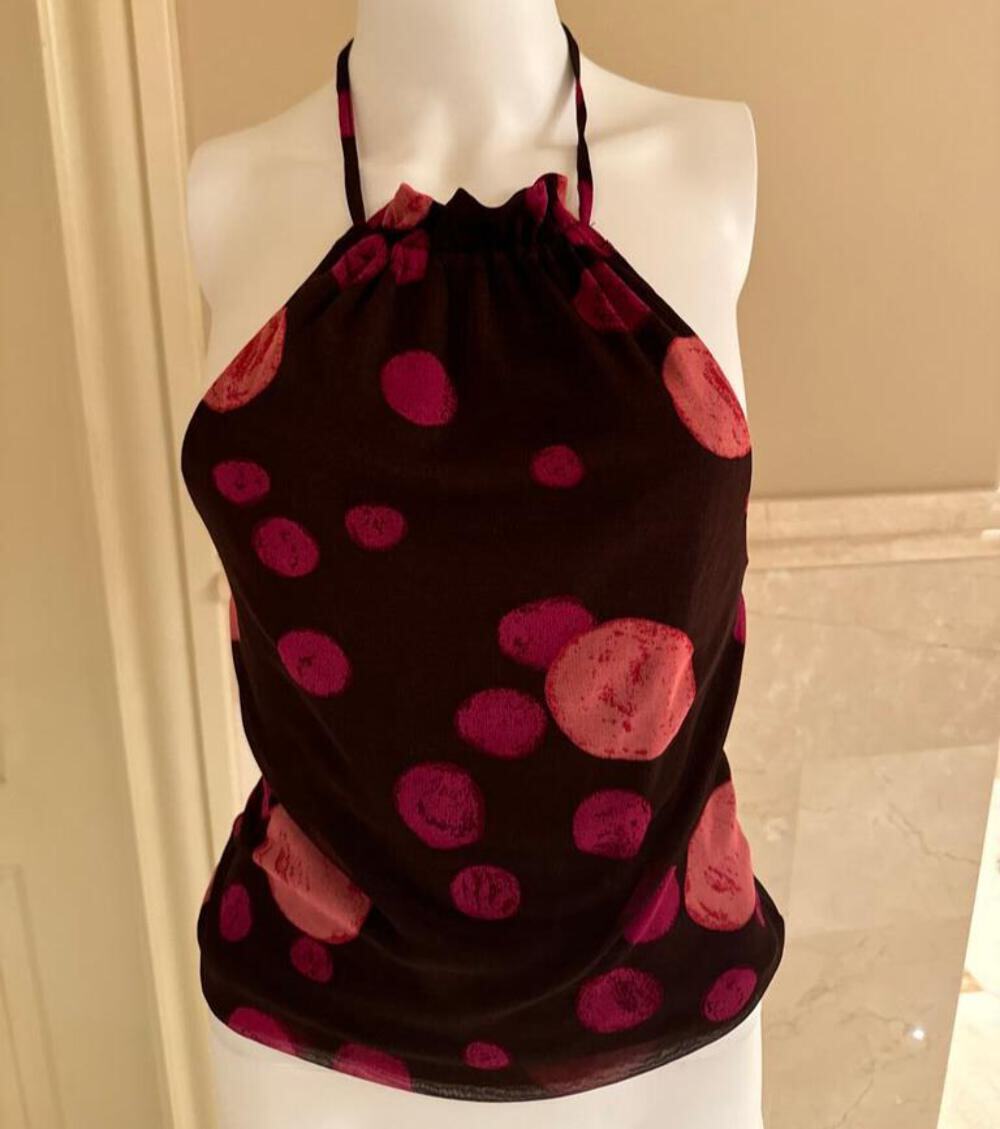 backless halter neck top - image 2