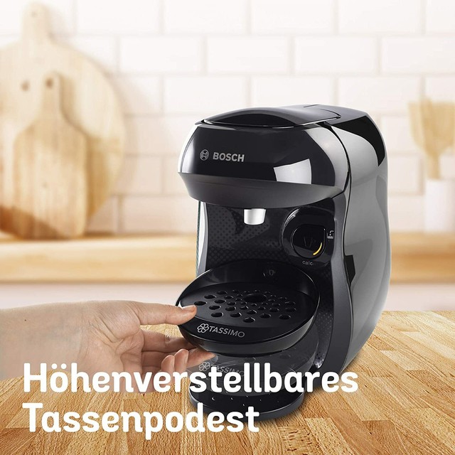BOSCH Tassimo Happy TAS1002 Cafetera de Cápsulas - Negra/Antracita | Compra  online en eBay