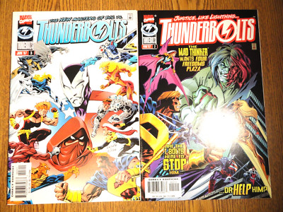 Thunderbolts #2 & 3 Schlüsselsatz 1st Hochrot Wasserfall Masters Böse Los Marvel