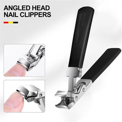 Tagliaunghie Punta Extra Large per Unghie Spesse Resistente Inox Professionale - Foto 3 di 11