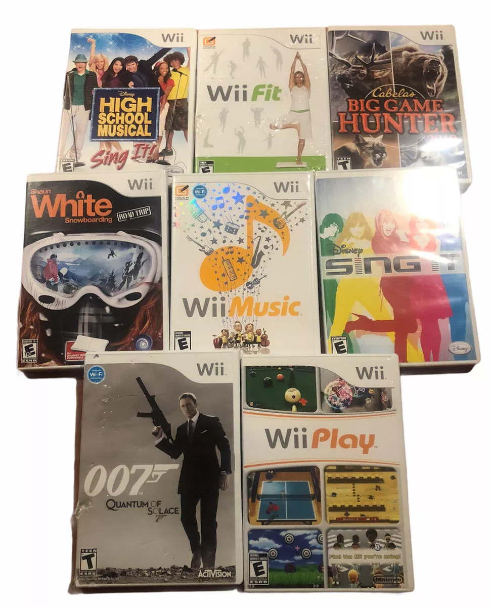 Nintendo Wii Game Lot Of 8 Preowned Games Ubisoft Activision With