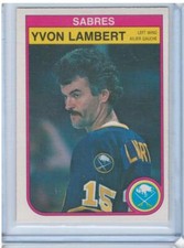 Yvon Lambert 1982-83 O-Pee-Chee #27 Buffalo Sabres