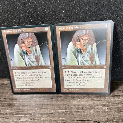 Aegis of the Meek MTG Ice Age Magic the Gathering Reverved List 2