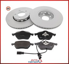 Bremsensatz Bremsscheiben beschichtet Carbon Bremsbeläge vorne für Audi A4 B5 B6