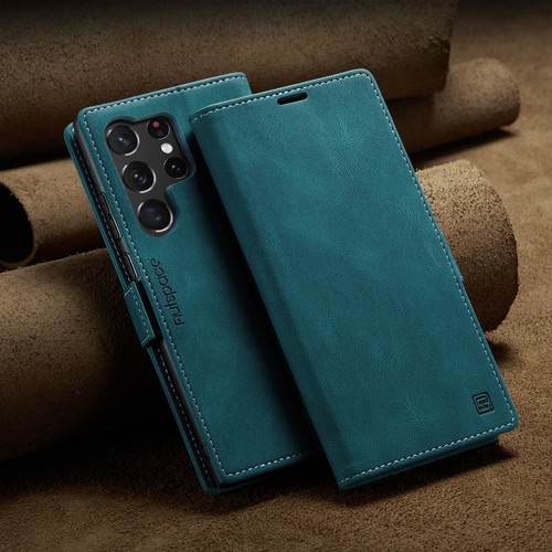 For Samsung Galaxy S25/24/23 Shockproof Retro Frosted Wallet Soft Leather Case - Picture 48 of 57