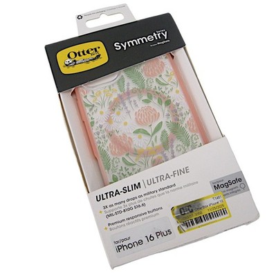 Otter Box Symmetry iPhone 16 Plus Ultra Slim Flower Pattern Magsafe Case