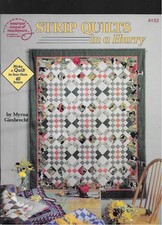 American School of Needlework Strip Quilts in a Hurry Pattern Book 4153