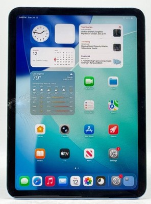 Apple iPad 10th Gen A2696 10.9'' 64GB Wi-Fi Blue - Cracked Screen