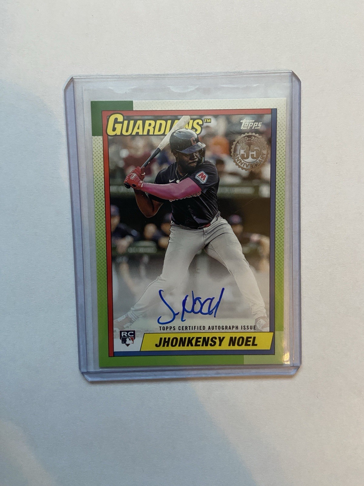 2025 Topps Series 1 Jhonkensy Noel 1990 Parallel ON CARD AUTO