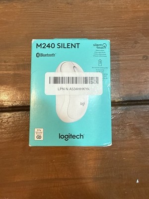 Logitech M240 Silent Bluetooth Mouse, Wireless, Compact, Portable