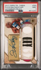 2017 TOPPS TRIPLE THREADS AUTOGRAPH RELICS  FLOYD MAYWEATHER #7 /18