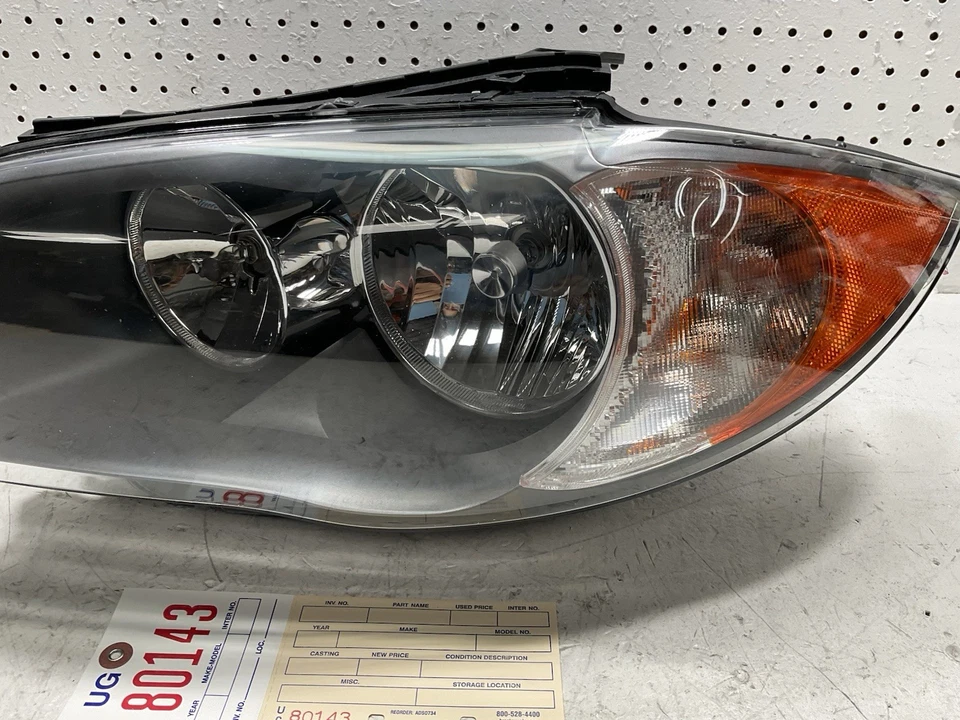 BMW SERIE 1 128i 2008 2011 lado izquierdo faro halógeno lámpara OEM Foto 3 de 4