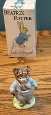 New Old Stock Vintage Beatrix Potter TOM KITTEN Porcelain Figurine In Box
