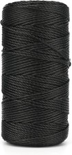 426 Feet Nylon Twine 36 Bank Line-Black Nylon String 2Mm-100 Black Nylon Twine
