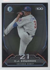 2014 Bowman Bowman's Top 100 Prospects Chrome Carl Edwards Jr CJ #BTP-21 6u5