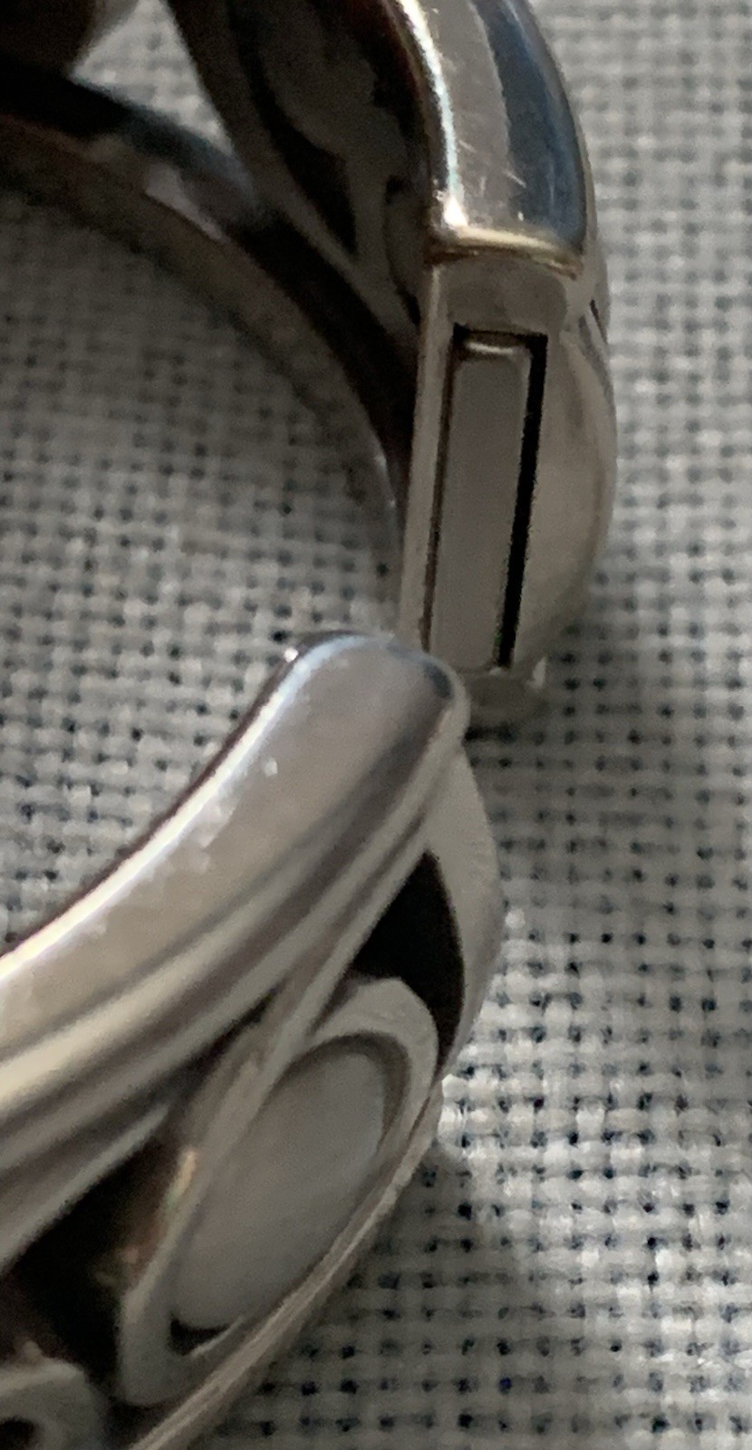 Brighton Spring Hinged Magnetic Close Silver Tone… - image 10