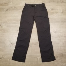 prAna Stretch Zion ll Pants Mens 30x32 Black Cargo Outdoor Hiking Gorpcore Trek