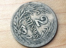 1924 Uruguay 2 Centesimos