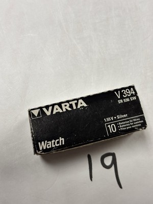 Pack Of 10  Varta  Batteries For VARTA V394