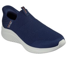 Wide Navy Skechers Men's Shoes Slip Ins on Knit hand Free Heel Pillow 232450