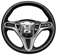 2006-2011 Honda Civic Silver Black Steering Wheel Wcruise Control 3 Spoke Nice 2006-2011 Honda Civic Silver Black Steering Wheel Wcruise Control 3 Spoke Nice
