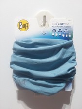 New BUFF Adult Lightweight Coolnet UV Insect Shield Neck Gaiter Headband Blue