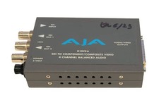 AJA D10CEA SDI To Component/Composite Video 4Ch Balance Audio Converter