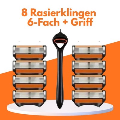 8 Stück 6-Fach Rasierklingen + Griff / Gillette Fusion 5 Kompatibel