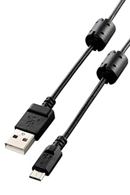 ELECOM USB Kabel [microB] USB2.0 USB A Stecker auf microB Stecker für Digital...