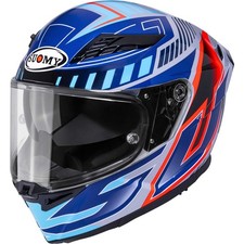 CASCO MOTO INTEGRALE SUOMY STELLAR  2 PINLOCK E SUN VISOR DEEPSPACE GREY BLU