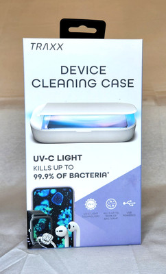 TRAXX Device Cleaning Case NEW - Kills 99% of Bacteria