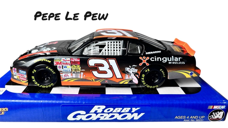 Комплект из 3 литых машинок Robby Gordon No31 2002 Pepe Le Pew и 2001 Cingular Racecars - Изображение 2 из 4