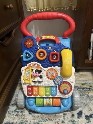 VTech Sit to Stand Learning Walker - Blue